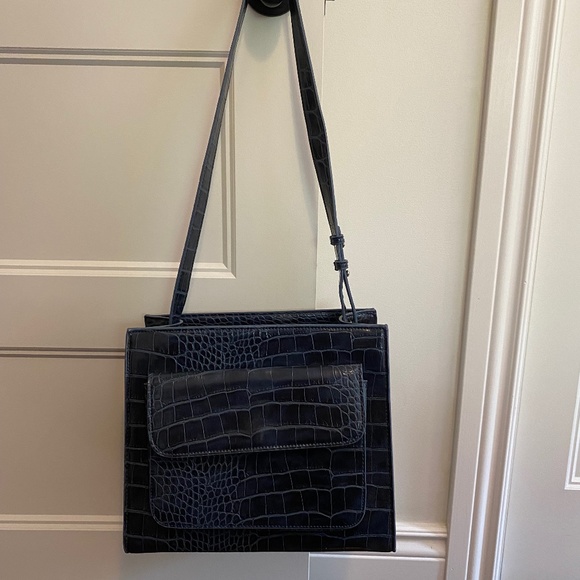 Danish Fashion HVISK Blue Handbag - Picture 1 of 9